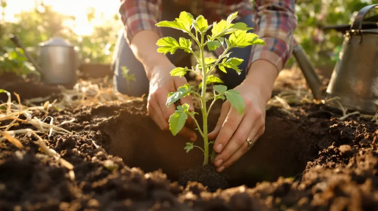 Au printemps, ces gestes à la plantation aident les tomates à mieux s’enraciner et à moins dépendre de l’eau