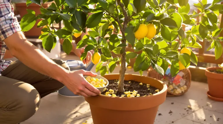 Citronnier qui ne donne rien : enterrez ce déchet de cuisine au pied, il se couvre de fruits