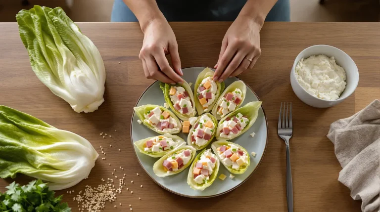 Petites barquettes d’endive au jambon : ma recette d’apéritif ultra express, prête en quelques minutes